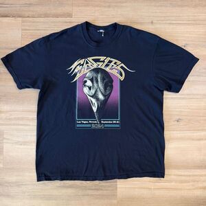 The Eagles Men’s 2024 Las Vegas Sphere Black Skull Shirt Size XL Classic Rock